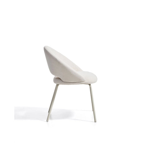 Stuhl Bonali mit beiger Chenille und beigen Metallbeinen, FSC Mix Credit von Kave Home – Bild 5