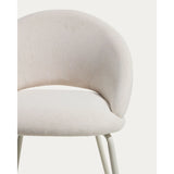 Stuhl Bonali mit beiger Chenille und beigen Metallbeinen, FSC Mix Credit von Kave Home – Bild 9
