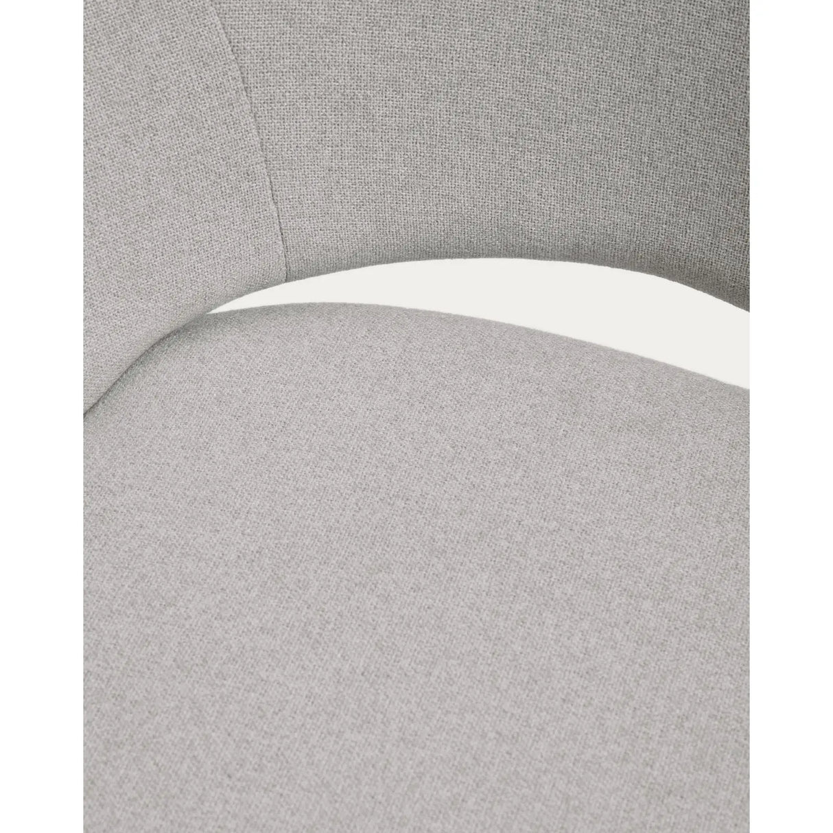 Stuhl Bonali mit grauer Chenille und Beinen aus grauem Metall, FSC Mix Credit von Kave Home – Bild 12
