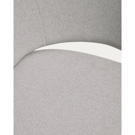Stuhl Bonali mit grauer Chenille und Beinen aus grauem Metall, FSC Mix Credit von Kave Home – Bild 12