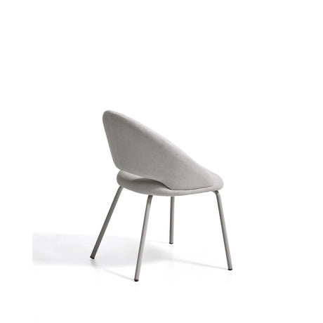 Stuhl Bonali mit grauer Chenille und Beinen aus grauem Metall, FSC Mix Credit von Kave Home – Bild 5