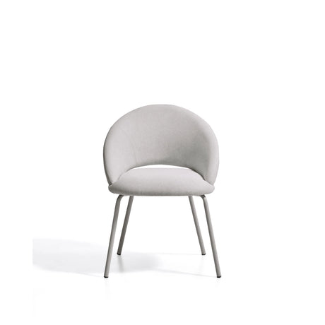 Stuhl Bonali mit grauer Chenille und Beinen aus grauem Metall, FSC Mix Credit von Kave Home – Bild 6