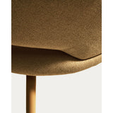 Stuhl Bonali mit senfgelber Chenille und Beinen aus senfgelbem Metall, FSC Mix Credit von Kave Home – Bild 9