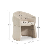 Stuhl Bosca mit Chenille von Kave Home – Bild 5