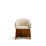 Stuhl Bosca mit beiger Chenille und Eichenfurnier FSC 100% von Kave Home – Bild 12