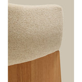 Stuhl Bosca mit beiger Chenille und Eichenfurnier FSC 100% von Kave Home – Bild 16