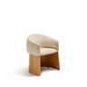 Stuhl Bosca mit beiger Chenille und Eichenfurnier FSC 100% von Kave Home – Bild 6