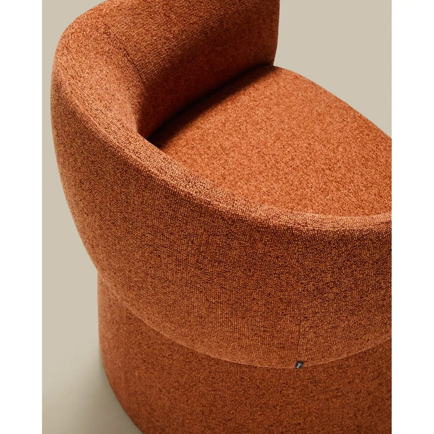 Stuhl Bosca mit terrakottafarbener Chenille von Kave Home – Bild 11