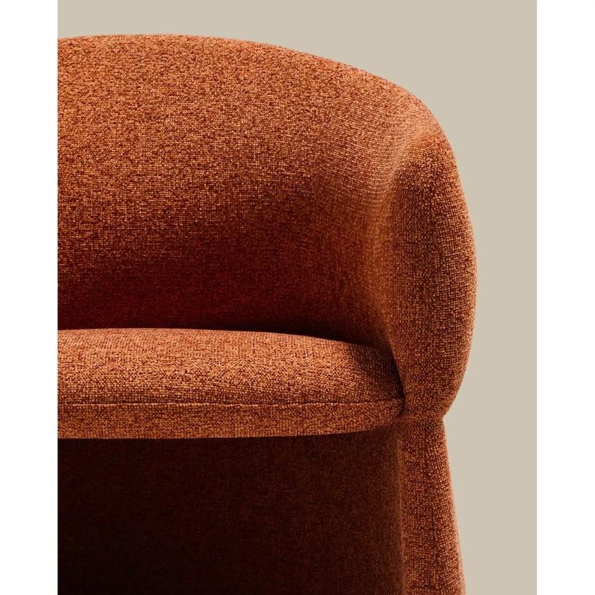 Stuhl Bosca mit terrakottafarbener Chenille von Kave Home – Bild 9