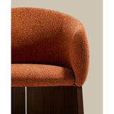 Stuhl Bosca mit terrakottafarbener Chenille und Nussbaumfurnier FSC 100% von Kave Home – Bild 9