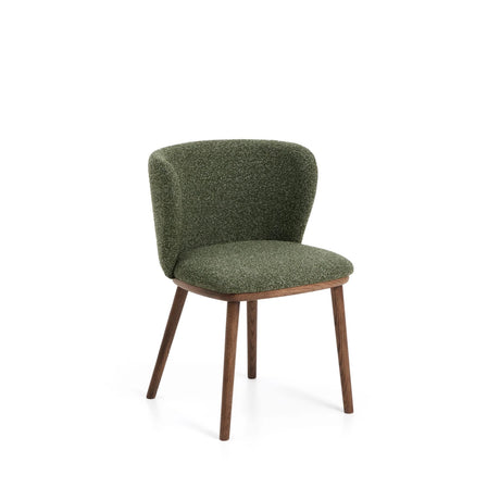 Stuhl Ciselia in dicker Chenille mit Beinen aus Eschenholz oder Stahl , FSC Mix Credit von Kave Home – Bild 1