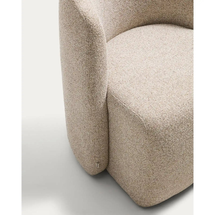 Stuhl Corvena aus Chenille in Beige FSC-Mix-Kredit von Kave Home – Bild 10