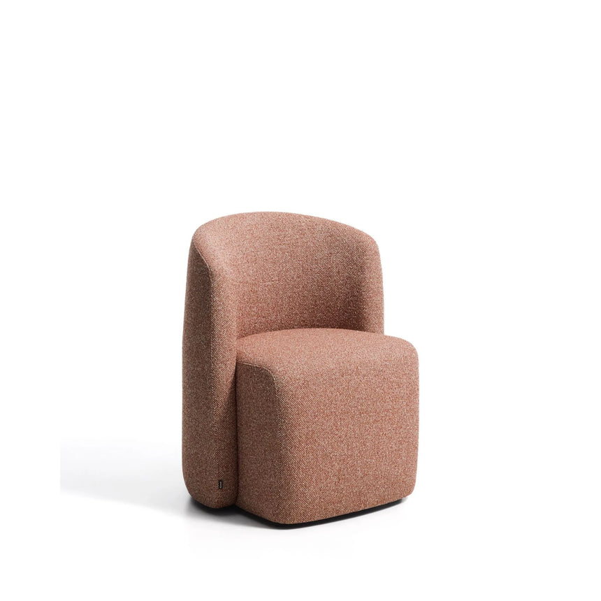 Stuhl Corvena aus Chenille in Terrakotta FSC-Mix-Kredit von Kave Home – Bild 1