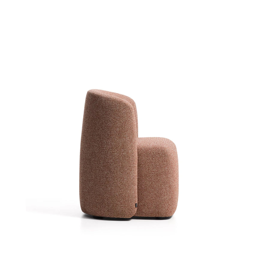 Stuhl Corvena aus Chenille in Terrakotta FSC-Mix-Kredit von Kave Home – Bild 5