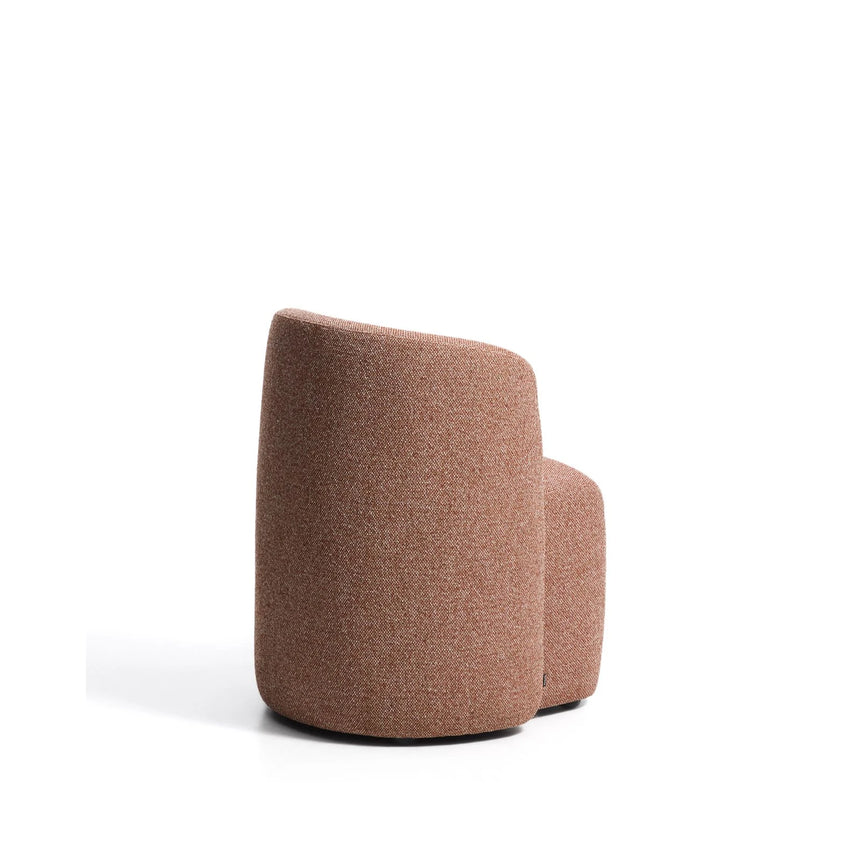 Stuhl Corvena aus Chenille in Terrakotta FSC-Mix-Kredit von Kave Home – Bild 6