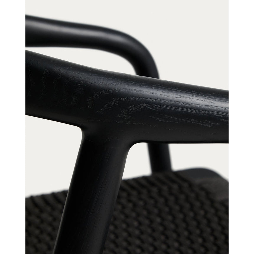 Stuhl Derile aus massivem Eichenholz mit Finish und Papierseil FSC 100% von Kave Home – Bild 11