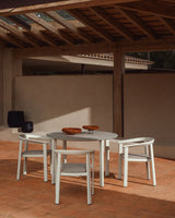 Stuhl Erice aus Aluminium und ecrufarbenem Seil von Kave Home – Bild 2