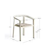 Stuhl Erice aus Aluminium und ecrufarbenem Seil von Kave Home – Bild 4