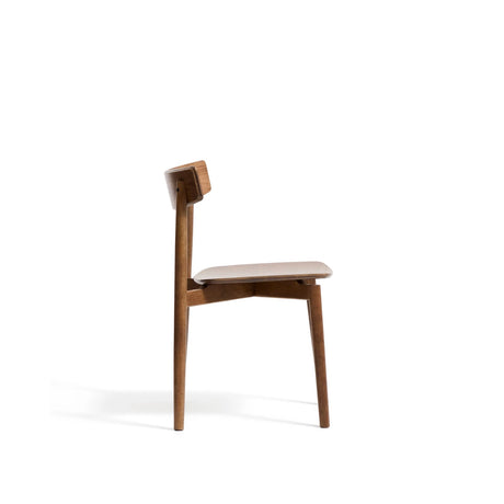 Stuhl Evera aus Eichenfurnier mit Naturfarbenem oder Nussbaumfinish von Kave Home – Bild 3