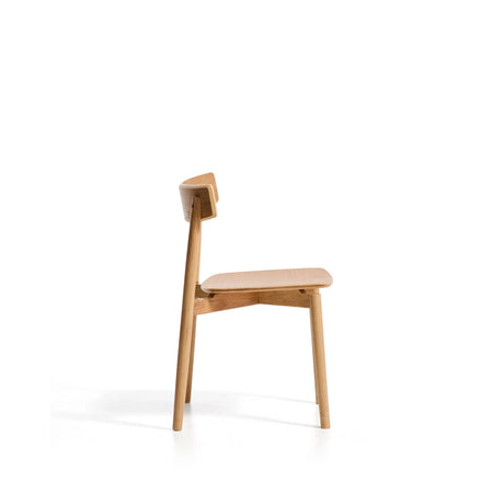 Stuhl Evera aus Eichenfurnier mit naturfarbenem Finish  von Kave Home – Bild 3