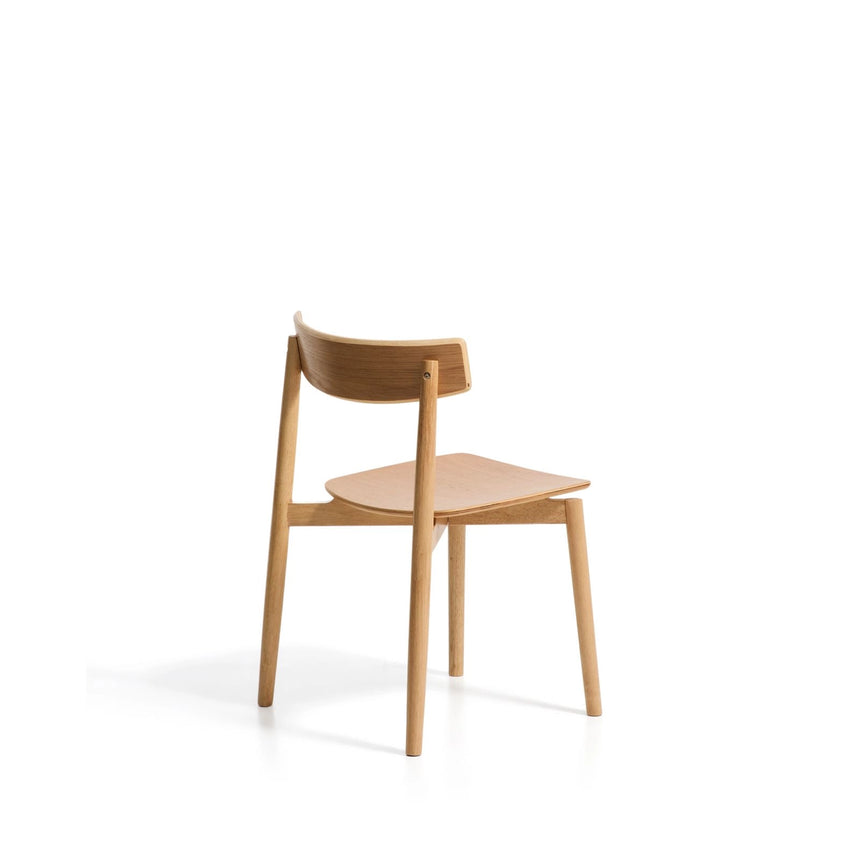 Stuhl Evera aus Eichenfurnier mit naturfarbenem Finish  von Kave Home – Bild 4