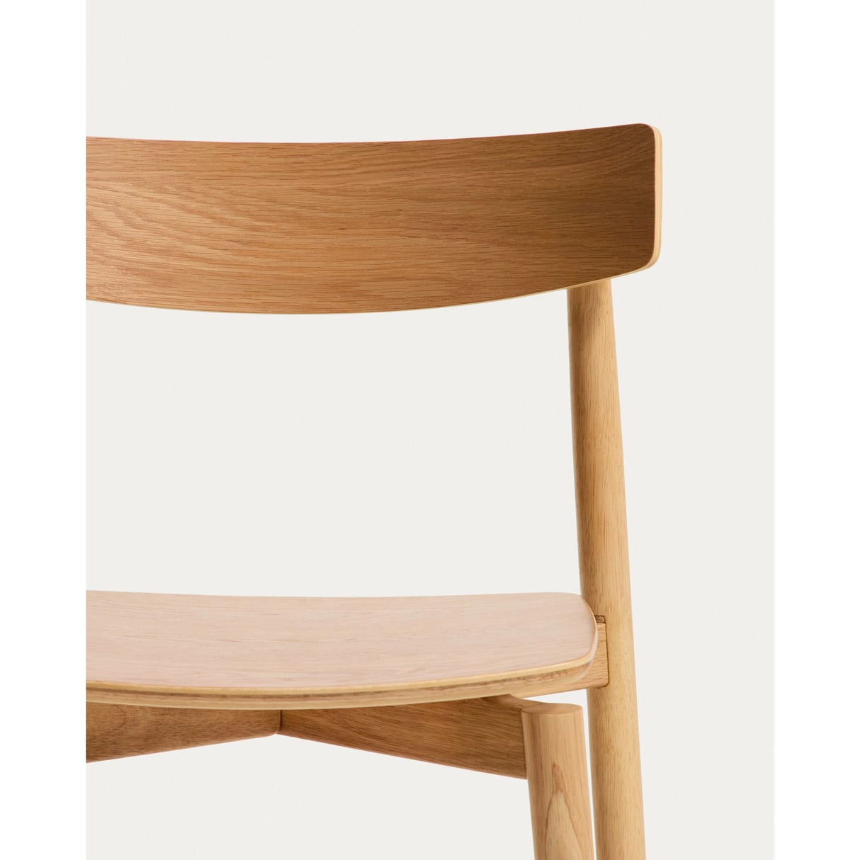 Stuhl Evera aus Eichenfurnier mit naturfarbenem Finish  von Kave Home – Bild 7