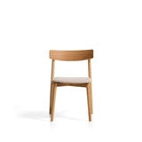 Stuhl Evera aus Eichenfurnier mit naturfarbenem Finish und beiger Chenille von Kave Home – Bild 5