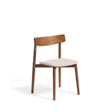 Stuhl Evera aus Eichenfurnier mit verschiedenen Finishes und Chenille von Kave Home – Bild 1