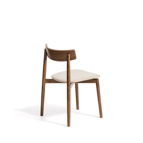 Stuhl Evera aus Eichenfurnier mit verschiedenen Finishes und Chenille von Kave Home – Bild 4