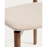 Stuhl Evera aus Eichenfurnier mit verschiedenen Finishes und Chenille von Kave Home – Bild 7