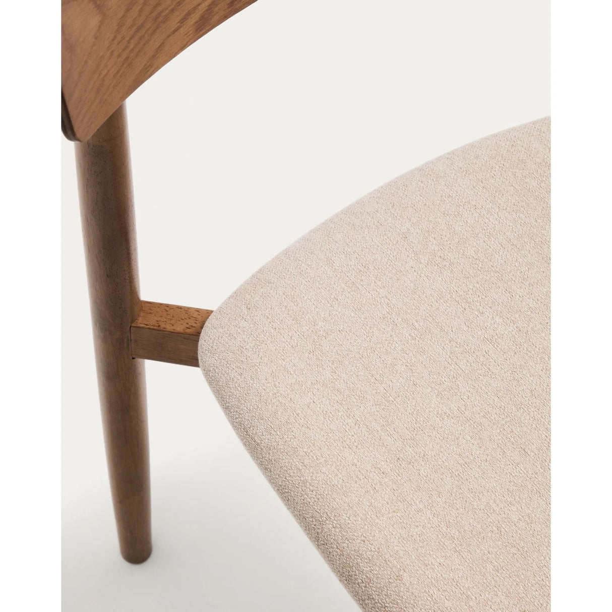 Stuhl Evera aus Eichenfurnier mit verschiedenen Finishes und Chenille von Kave Home – Bild 9