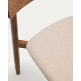 Stuhl Evera aus Eichenfurnier mit verschiedenen Finishes und Chenille von Kave Home – Bild 9