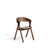 Stuhl Godia aus Eichenfurnier mit Nussbaumfinish oder in Naturfarben von Kave Home – Bild 1