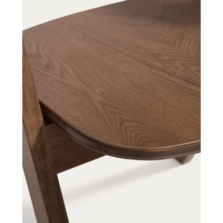 Stuhl Godia aus Eichenfurnier mit Nussbaumfinish oder in Naturfarben von Kave Home – Bild 10