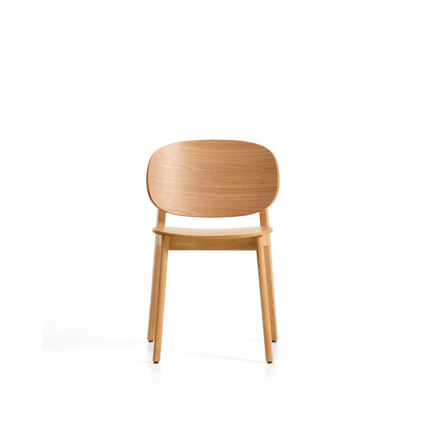 Stuhl Ludara aus Eichenfurnier  von Kave Home – Bild 6