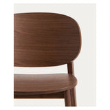 Stuhl Ludara aus Eichenfurnier mit Nussbaumfinish oder Naturfinish von Kave Home – Bild 8