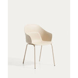 Stuhl Sanile mit Stahlbeinen mit beigem Finish von Kave Home – Bild 1