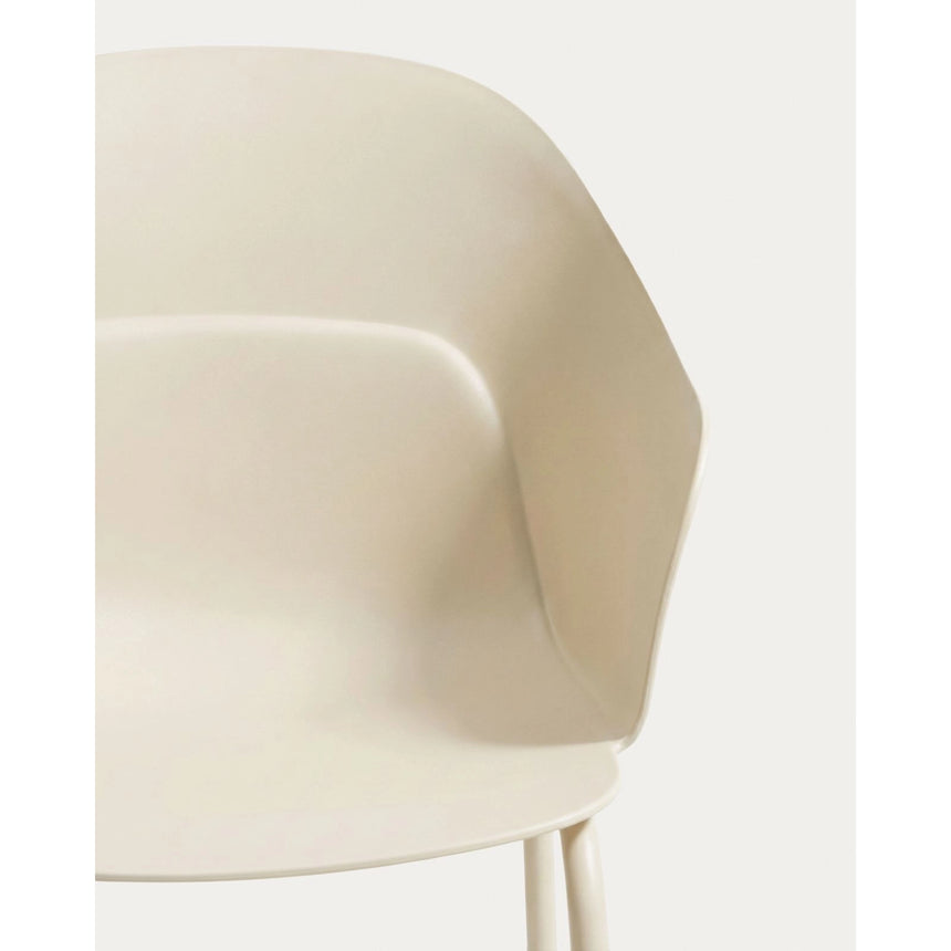 Stuhl Sanile mit Stahlbeinen mit beigem Finish von Kave Home – Bild 11