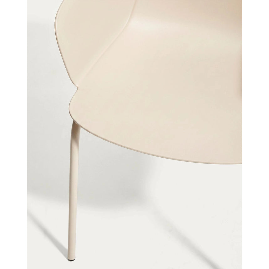 Stuhl Sanile mit Stahlbeinen mit beigem Finish von Kave Home – Bild 13