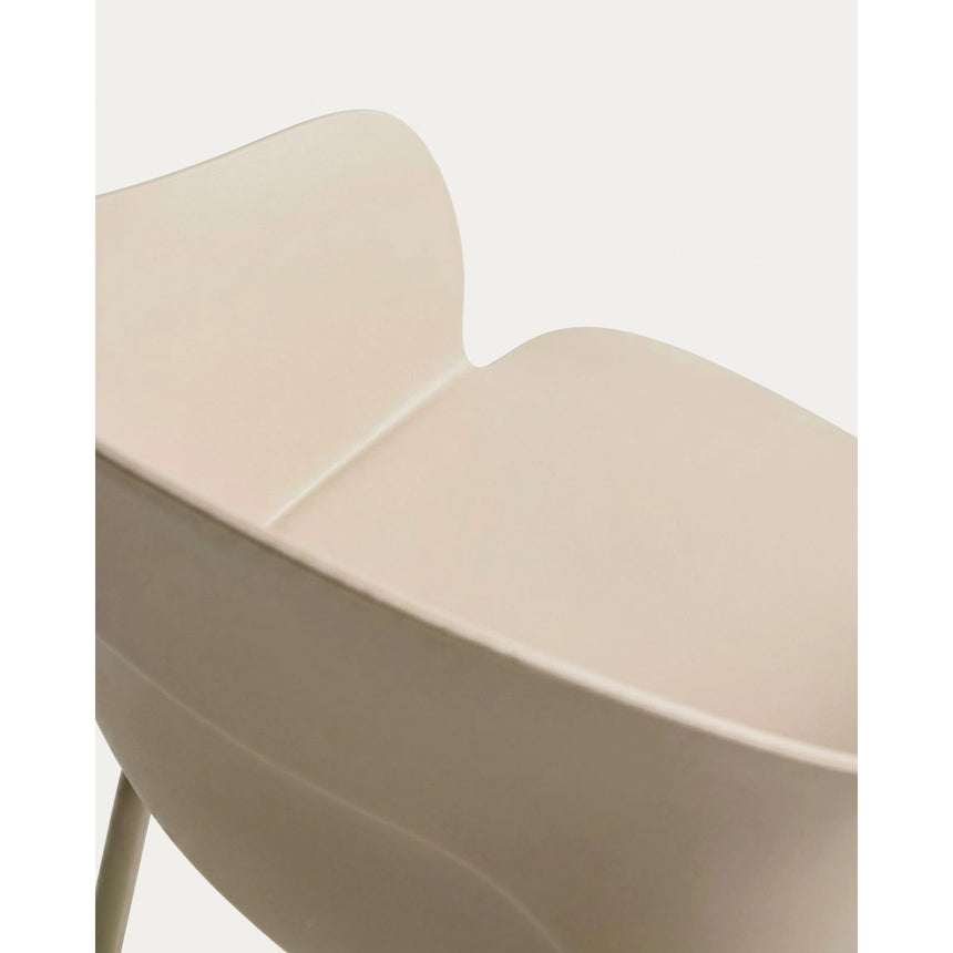 Stuhl Sanile mit Stahlbeinen mit beigem Finish von Kave Home – Bild 14