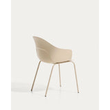 Stuhl Sanile mit Stahlbeinen mit beigem Finish von Kave Home – Bild 7