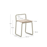 Stuhl Tinn aus Eschenfurnier und Metallgestell von Kave Home – Bild 3