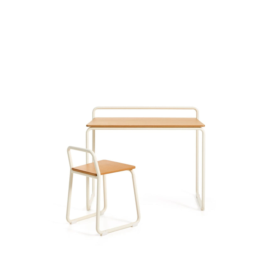 Stuhl Tinn aus Eschenfurnier und Metallgestell von Kave Home – Bild 7