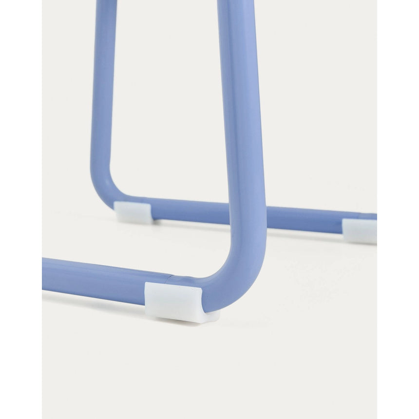 Stuhl Tinn aus Eschenfurnier und blauem Metallgestell. von Kave Home – Bild 11