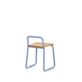 Stuhl Tinn aus Eschenfurnier und blauem Metallgestell. von Kave Home – Bild 6
