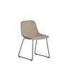 Stuhl Zahara mit brauner Chenille und Stahlbeinen mit schwarzem Finish, FSC 100 % von Kave Home – Bild 1