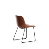 Stuhl Zahara ohne und mit Chenillebezug und Stahlbeinen mit schwarzem Finish, FSC 100 % von Kave Home – Bild 4