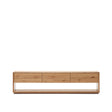 TV-Möbel Alguema 3 Schubladen in Eichenfurnier mit natürlichem Finish 200 x 51 cm von Kave Home – Bild 1