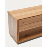 TV-Möbel Alguema 3 Schubladen in Eichenfurnier mit natürlichem Finish 200 x 51 cm von Kave Home – Bild 10