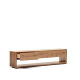 TV-Möbel Alguema 3 Schubladen in Eichenfurnier mit natürlichem Finish 200 x 51 cm von Kave Home – Bild 8